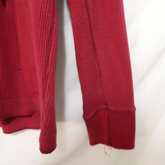 AEROPOSTALE | medium | Red Thermal Shirt | Bold Aero NY ATH DIV Front - Picture 8 of 16